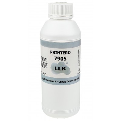 Чернила, краска Printero 7905 для EPSON STYLUS PHOTO R2400 / PRO 3280 / 4880 Light Light Black Водорастворимые 500 мл PE7905-LLK Чернила, краска Printero 7905 для EPSON STYLUS PHOTO R2400 / PRO 3280 / 4880 Light Light Black Водорастворимые 500 мл PE7905-LLK