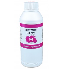 Чорнило, фарба Printero HP 72 для HP DesignJet T610 / T620 / T770 / T1100 / T1120 / T120 Magenta Водорозчинні 500 мл PEHP72-M