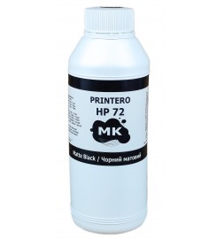 Чорнило, фарба Printero HP 72 для HP DesignJet T610 / T620 / T770 / T1100 / T1120 / T120 Matte Black Водорозчинні 500 мл PEHP72-MK