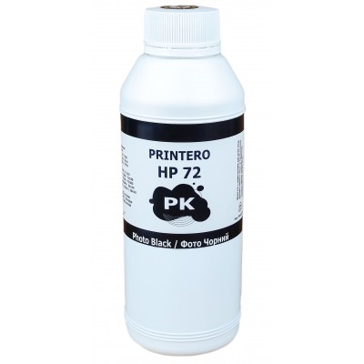 Чернила, краска Printero HP 72 для HP DesignJet T610 / T620 / T770 / T1100 / T1120 Photo Black Водорастворимые 500 мл PEHP72-PK Чернила, краска Printero HP 72 для HP DesignJet T610 / T620 / T770 / T1100 / T1120 Photo Black Водорастворимые 500 мл PEHP72-PK