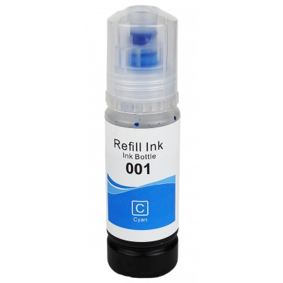 Чернила, краска Refill Ink Epson EcoTank L4100 / L4200 / L6100 / L6200 / L14100 Cyan, 70 мл 001-C Чернила, краска Refill Ink Epson EcoTank L4100 / L4200 / L6100 / L6200 / L14100 Cyan, 70 мл 001-C