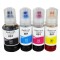 Комплект чернил, красок Refill Ink Epson EcoTank L4100 / L4160 / L6160 / L6170 / L14100 B/C/M/Y 127 мл 3*70 мл 001-K