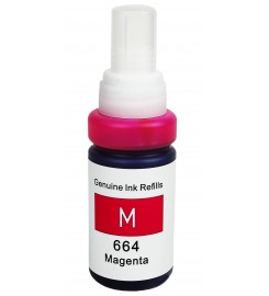 Чорнило, фарба Ink Refills 664 для Epson L B XP S SX C CX BX T TX P PX RX WF Magenta Водорозчинні 70 мл E664-M