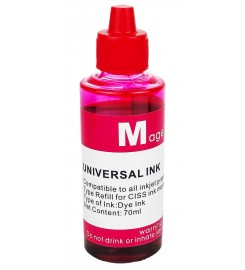 Чорнило, фарба Universal Ink HP Canon Magenta Водорозчинне 70 мл / UI70M