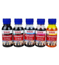Комплект чорнила WWM для Canon PGI-520 / CLI-521 Canon PIXMA IP IX MG MP MX 5х100г / C10/11SET5-2