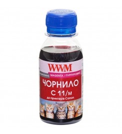 Чернила WWM для Canon CL-511C / CL-513C / CLI-521M 100г Magenta (Красный) Водорастворимые (C11/M-2)