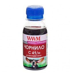 Чернила WWM для Canon CL-41C/CL-51C/CLI-8M 100г Magenta Водорастворимые (C41/M-2)