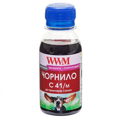 Чернила WWM для Canon CL-41C/CL-51C/CLI-8M 100г Magenta Водорастворимые (C41/M-2) Чернила WWM для Canon CL-41C/CL-51C/CLI-8M 100г Magenta Водорастворимые (C41/M-2)