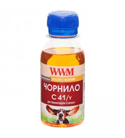 Чернила WWM для Canon CL-41C/CL-51C/CLI-8Y 100г Yellow Водорастворимые (C41/Y-2)