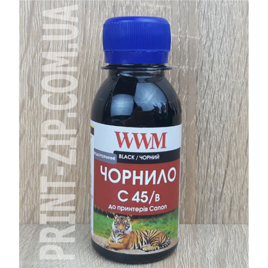 Чернила WWM для Canon CLI-451B 100г Black (Черный) Водорастворимые (Водные) (C45/B-2) з швидкою доставкою