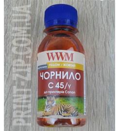 Чернила WWM для Canon CL-441 / CL-446 / CLI-451Y 100г Yellow (Желтый) Водорастворимые (C45/Y-2)