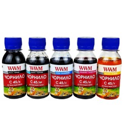 Комплект чернил WWM для Canon PGI-450 / CL-451 PIXMA IP IX MG MX TR TS 5х100г BP / B / C / M / Y / C45SET-5