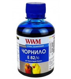 Чорнило, фарба WWM для Epson Stylus Photo Cyan Водорозчинне 200 г / E82/C