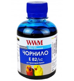 Чорнило, Фарба WWM E82/LC Light Cyan Водорозчинне, Водні 200г T50 TX650 L800 1410 R270 R290 R295