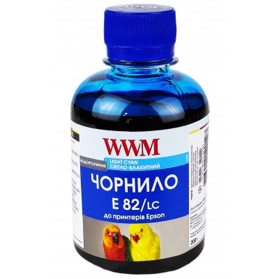 Чернила, Краска WWM E82/LC Light Cyan Водорастворимые, Водные 200г T50 TX650 L800 1410 R270 R290 R295 Чернила, Краска WWM E82/LC Light Cyan Водорастворимые, Водные 200г T50 TX650 L800 1410 R270 R290 R295