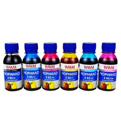 Комплект чорнила WWM E82 Epson 6x100 грам B/C/M/Y/LC/LM  / E82SET-2
