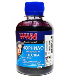Чорнило, фарба WWM ELECTRA Black для Epson L B XP S SX C CX BX T TX P PX RX RX WF Brother 200 г / EU/B