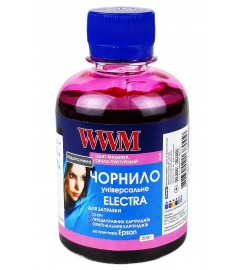 Чорнило, фарба WWM ELECTRA Light Magenta для Epson L B XP S SX C CX BX T TX P PX R RX WF Brother 200 г