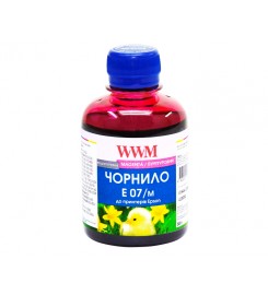 Чернила, краска WWM для Epson Stylus C42 / C48 / C62 Magenta Водорастворимые 200г / E07/M