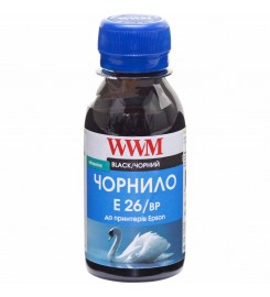 Чернила WWM для Epson Expression Premium XP-600 / XP-605 / XP-700 100г. Black (Черный) Пигментные (E26/BP-2)