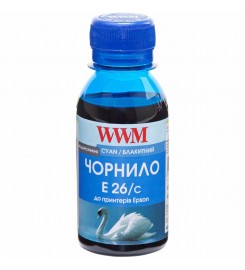 Чернила WWM для Epson Expression Premium XP-600 / XP-605 / XP-700 100г. Cyan (Синий) Водорастворимые (E26/C-2)