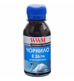 Чернила WWM для Epson Expression Premium XP-600 / XP-605 / XP-700 100г. Photo Black Водорастворимые (E26/PB-2)