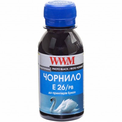 Чернила WWM для Epson Expression Premium XP-600 / XP-605 / XP-700 100г. Photo Black Водорастворимые (E26/PB-2) Чернила WWM для Epson Expression Premium XP-600 / XP-605 / XP-700 100г. Photo Black Водорастворимые (E26/PB-2)