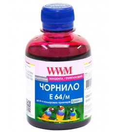Чернила WWM для Epson L110 / L210 / L355 Magenta Водорастворимые 200 мл / E64/M