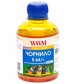 Чернила WWM для Epson L110 / L210 / L355 Yellow Водорастворимые 200 мл / E64/Y