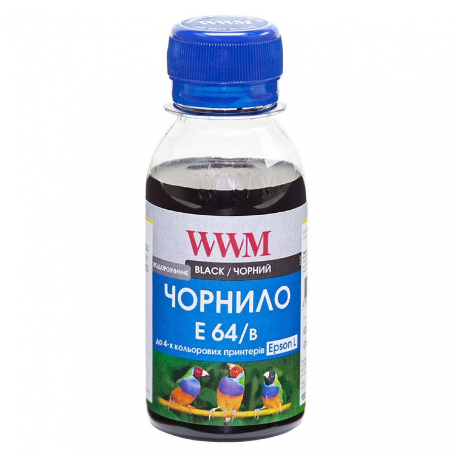 Чернила WWM для Epson L110 / L210 / 355 100г. Black (Черный) Водорастворимые (E64/B-2) с быстрой доставкой