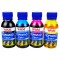 Комплект чорнила WWM для Epson L110 / L210 / L355 Водорозчинні 4х100 г B/C/M/Y / E64SET4-2