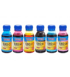 Комплект чернил WWM для Epson L1800 / L800 / L805 / L810 / L850 6x100г. E80SET-2