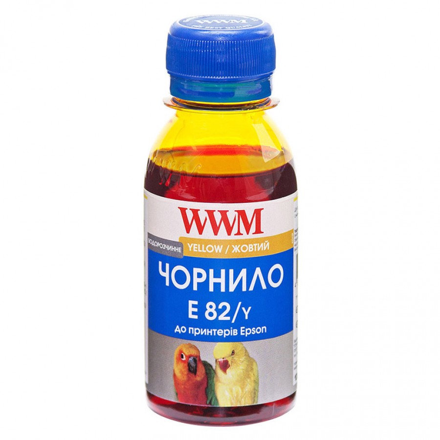 Чернила WWM для Epson Stylus Photo T50 / P50 / PX660 100г. Yellow (Желтый) Водорастворимые (E82/Y-2) з швидкою доставкою