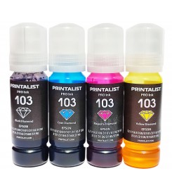 Комплект чорнил PRINTALIST 103 для Epson L 4х70грам B/C/M/Y / PL103SET