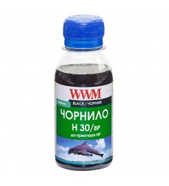 Чернила WWM для HP №21 / 121 / 122 Пигментные 100г Black (H30/BP-2)