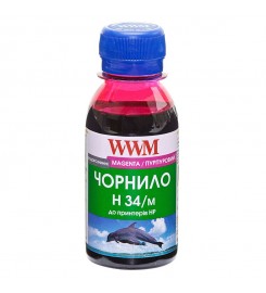 Чернила WWM для HP №22 / 121 / 122  Водорастворимые Magenta 100г  (H34/M-2)