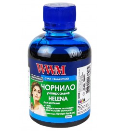 Чорнило, фарба WWM Helena для HP Cyan Водорозчинне 200 грамів HU/C