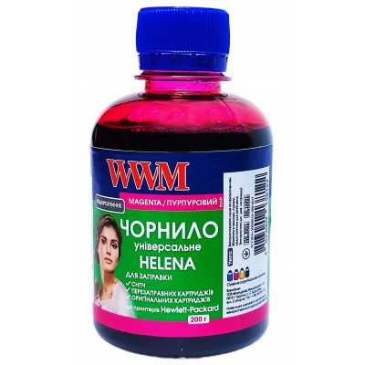 Чернила, краска WWM Helena для HP Magenta Водорастворимые 200 грамм HU/M