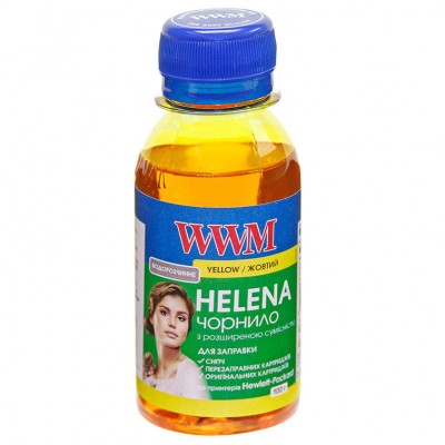 Чернила (Краска) WWM HELENA для HP Yellow (Желтый) Водорастворимые (Водные) 100 г. (HU/Y-2) Чернила (Краска) WWM HELENA для HP Yellow (Желтый) Водорастворимые (Водные) 100 г. (HU/Y-2)