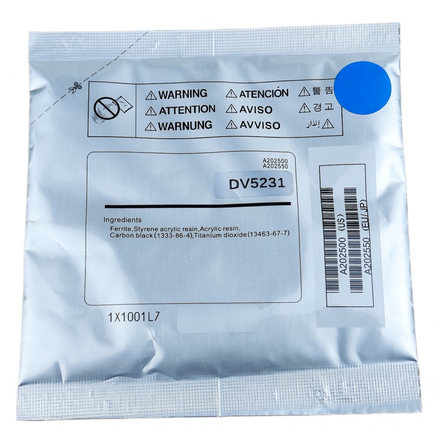 Девелопер DV-5231 Kyocera EcoSys P5018cdn / P5021 / M5521 / M5526 Cyan 100K / 1X1001L7-DV5231C с быстрой доставкой