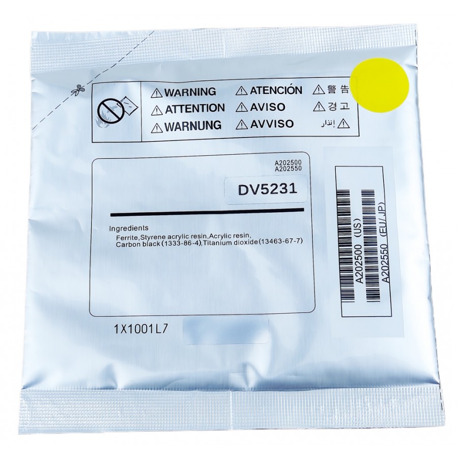 Девелопер DV-5231 Kyocera EcoSys P5018cdn / P5021 / M5521 / M5526 Yellow 100K / 1X1001L7-DV5231Y с быстрой доставкой