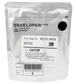 Девелопер DV512 Konica Minolta Bizhub C221 / C224 / C364 / C454 / C554 / C7822 Black 600K / DV512-210B