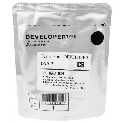 Девелопер DV512 Konica Minolta Bizhub C221 / C224 / C364 / C454 / C554 / C7822 Black 600K / DV512-210B Девелопер DV512 Konica Minolta Bizhub C221 / C224 / C364 / C454 / C554 / C7822 Black 600K / DV512-210B