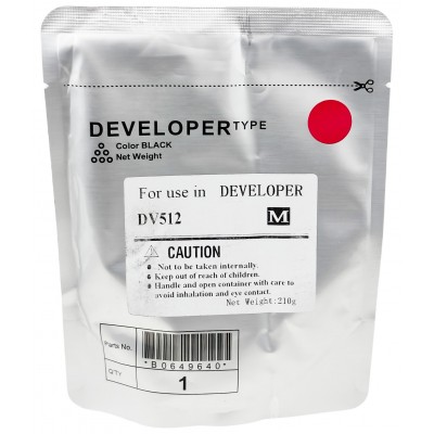 Девелопер DV512 Konica Minolta Bizhub C221 / C224 / C364 / C454 / C554 / C7822 Magenta 600K / DV512-210M Девелопер DV512 Konica Minolta Bizhub C221 / C224 / C364 / C454 / C554 / C7822 Magenta 600K / DV512-210M