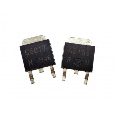 Комплект транзисторів C6017 A2169 Транзисторна пара Epson L4160 / S22 / SX125 / SX130 / С67 / C68 Комплект транзисторів C6017 A2169 Транзисторна пара Epson L4160 / S22 / SX125 / SX130 / С67 / C68