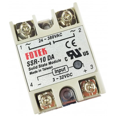 Твердотельное реле, однофазное SSR-10DA Твердотельное реле, однофазное SSR-10DA
