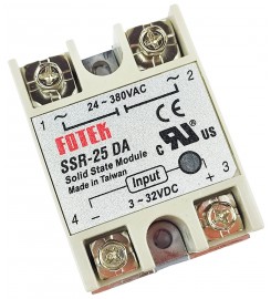 Твердотельное реле ( однофазное) SSR-25DA 