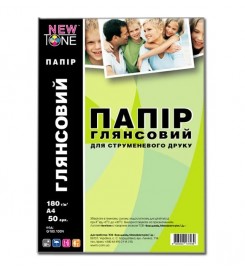 Фотобумага NewTone глянцевая 180 г/м кв, A4, 50 л. G180.50N