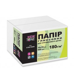 Фотобумага NewTone глянцевая 180г/м кв, 10см x 15см, 500л / G180.F500N