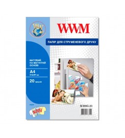 Фотопапір WWM матовий на магнітній основі A4, 20 арк. M.MAG.20 Фотопапір WWM матовий на магнітній основі A4, 20 арк. M.MAG.20